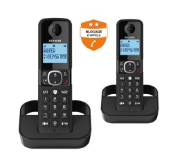 Téléphone sans fil Alcatel F 860 DUO NOIR