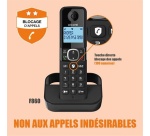Téléphone sans fil Alcatel F 860 DUO NOIR