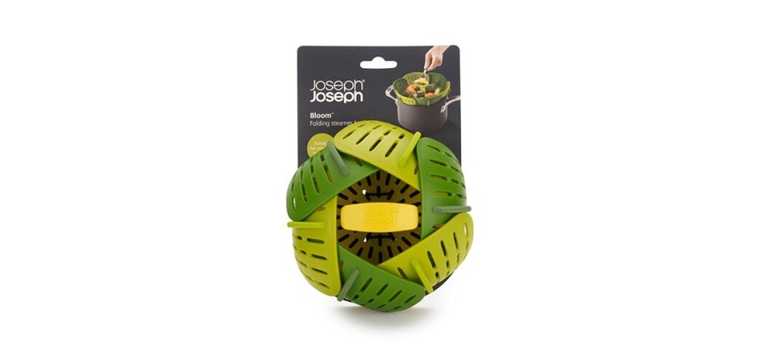 Accessoire de cuisine Joseph Joseph Bloom - Panier vapeur pliable et anti-rayures - vert
