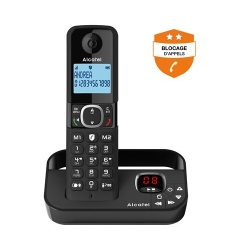 Téléphone sans fil Alcatel F 860 VOICE NOIR