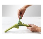 Accessoire de cuisine Joseph Joseph CleanForce -Presse-ail avec lame d''essuie-glace