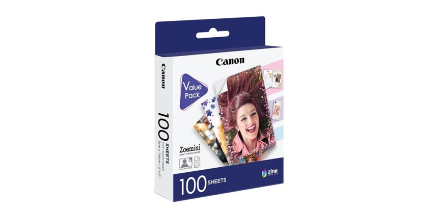 Consommable pour imprimante photo Canon Zink ZP-2030 100 FEUILLES pour Zoemini 1 et 2