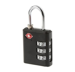 Cadenas de voyage Urban Factory CADENAS 3 CHIFFRES - NOIR