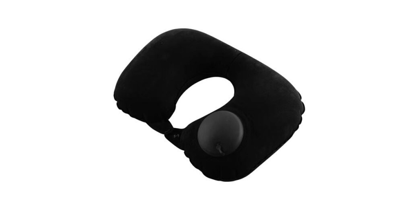 Oreiller de voyage Urban Factory COUSSIN DE VOYAGE GONFLABLE - NOIR