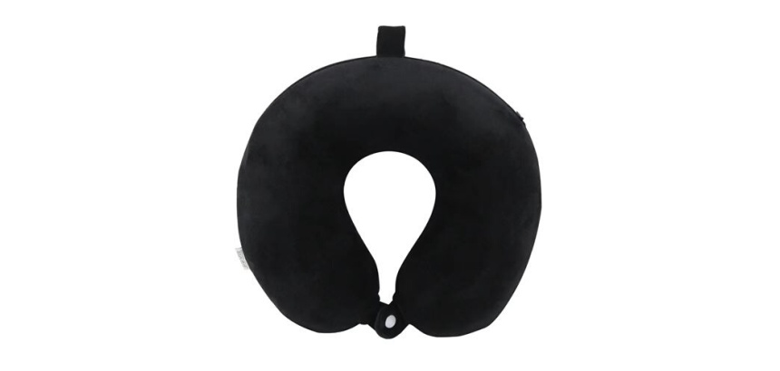 Oreiller de voyage Urban Factory COUSSIN DE VOYAGE MEMOIRE DE FORME NOIR