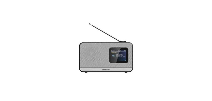 Radio Panasonic RF-D15EG-K DAB+ écran couleur Noir/Argenté