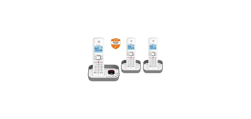 Téléphone sans fil Alcatel F 860 VOICE TRIO