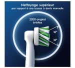 Brossette dentaire Oral B PRO CROSS ACTION WHITE X3