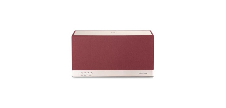 Enceinte connectée Hifi Triangle AIO 3 Enceinte Bluetooth, Wi-Fi & Multiroom - Rouge Foncé (pièce)