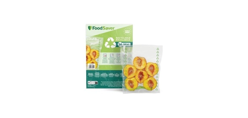 Conservation des aliments Foodsaver Pack de 36 sacs recyclables de mise sous vide 0,94L FSBE4802X01
