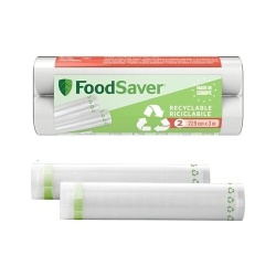Conservation des aliments Foodsaver Pack de 2 rouleaux de mise sous vide recyclables (28cm x 3m) FSRE2802X01