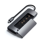 Hub USB Satechi HUB USB-C 4 EN 1 AVEC EMPLACEMENT POUR SSD GRIS