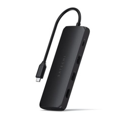 Hub USB Satechi HUB USB-C 4 en 1 AVEC EMPLACEMENT POUR SSD NOIR