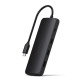 Hub USB Satechi HUB USB-C 4 en 1 AVEC EMPLACEMENT POUR SSD NOIR