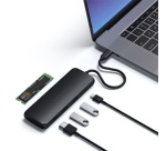 Hub USB Satechi HUB USB-C 4 en 1 AVEC EMPLACEMENT POUR SSD NOIR