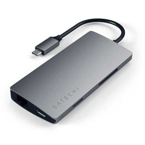 Hub USB Satechi HUB USB-C 8 EN 1 GRIS SIDERAL