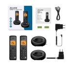 Téléphone sans fil Alcatel Pack Duo E260 Noir avec Repondeur et Fonction Blocage Appels Publicitaires