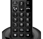 Téléphone sans fil Alcatel Solo E260 Noir avec Repondeur et Fonction Blocage des Appels Publicitaires