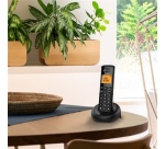Téléphone sans fil Alcatel Solo E260 Noir avec Fonction Blocage des Appels Publicitaires