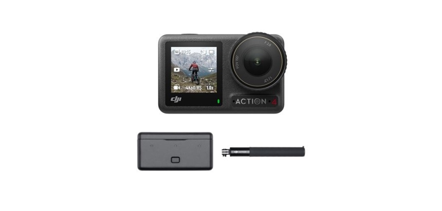 Caméra sport Dji Osmo Action 4 Adventure Combo