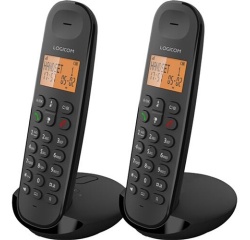 Téléphone répondeur sans fil Logicom ILOA 255T DUO Black