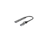 Adaptateur et convertisseur Mobility Lab HUB USB-C ULTRA SLIM + ADAPTATEUR USB-C FEMELLE /USB-A MALE AVEC 1 PORT USB-A 3.0 et 3 PORTS USB-C