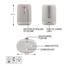Enceinte sans fil Ultimate Ears Ultimate Ears EPICBOOM, enceinte Bluetooth sans fil portable, etanche - Blanche