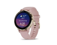 Montre connectée Garmin Venu 3S, Soft Gold avec bracelet rose