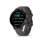 Montre connectée Garmin Venu 3S, Gray avec bracelet gris fonce