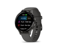Montre connectée Garmin Venu 3S, Gray avec bracelet gris fonce