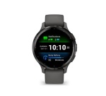 Montre connectée Garmin Venu 3S, Gray avec bracelet gris fonce