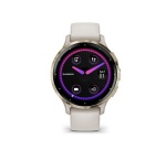 Montre connectée Garmin Venu 3S, Soft Gold avec bracelet ivoire