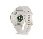 Montre connectée Garmin Venu 3S, Soft Gold avec bracelet ivoire