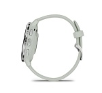 Montre connectée Garmin Venu 3S, Silver avec bracelet vert sauge