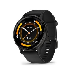 Montre connectée Garmin Venu 3, Gray avec bracelet noir