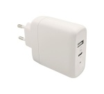 Connectique et chargeurs pour tablette Accsup Chargeur secteur + Cable USB-C 1M Blanc