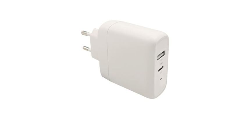 Connectique et chargeurs pour tablette Accsup Chargeur secteur + Cable USB-C 1M Blanc