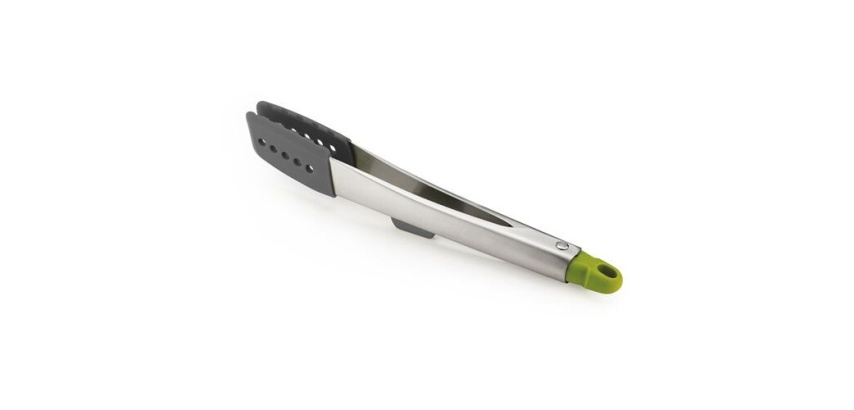Accessoire de cuisine Joseph Joseph Elevate Silicone -Pince en acier inoxydable avec reposoir integre