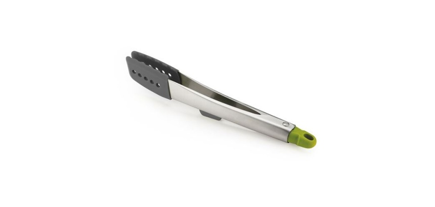 Accessoire de cuisine Joseph Joseph Elevate Silicone -Pince en acier inoxydable avec reposoir integre