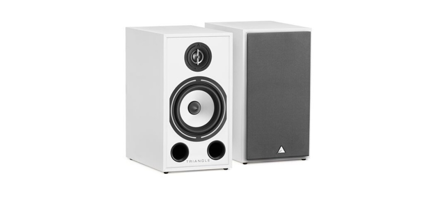 Enceinte bibliothèque Triangle BR03 Blanc Vendues à la paire
