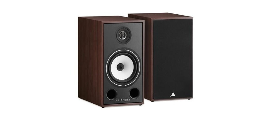 Enceinte bibliothèque Triangle BR03 Noyer Vendues à la paire