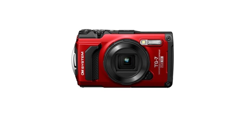 Appareil photo compact Om System TG-7 rouge