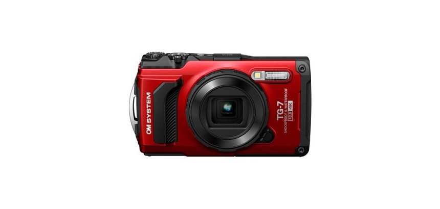 Appareil photo compact Om System TG-7 rouge