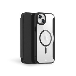 Coque et étui téléphone mobile Forcecase Folio Magsafe IP15 Noir