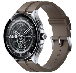 Montre connectée Xiaomi Mi Watch 2 Pro Argent et bracelet Cuir Marron FD
