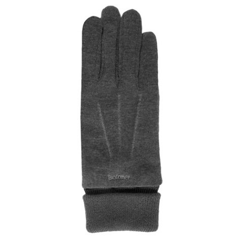 Gants tactiles Isotoner Gants tactiles en tissu Gris L/XL