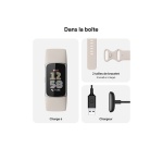 Bracelets connectés Fitbit Charge 6 Porcelaine et Argent