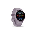 Montre connectée Garmin Vivoactive 5, Metallic Orchid avec bracelet violet