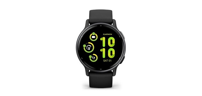 Montre connectée Garmin Vivoactive 5, Gray avec bracelet noir