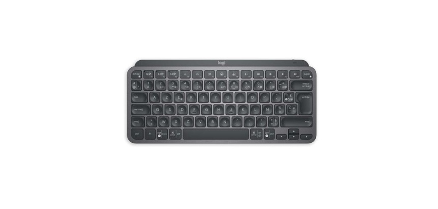 Clavier Logitech sans fil MX Keys Mini compact, Bluetooth, rétroéclairé Mac et PC